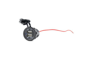 Image of T-H Marine Dual USB Outlet With LED, Blue, DUSB-2-DP