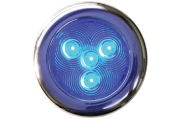 Image of T-H Marine Stainless LED Puck Light, 3in, Blue, LED-51828-DP
