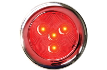 Image of T-H Marine Stainless LED Puck Light, 3in, Red, LED-51897-DP