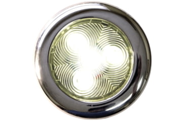 Image of T-H Marine Stainless LED Puck Light, 3in, White, LED-51827-DP