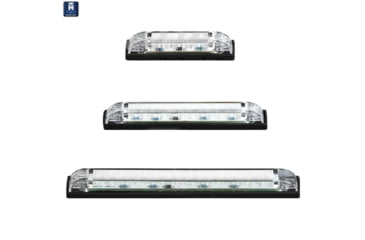 Image of T-H Marine T H Marine LED Slim Line Utility Strip Lights 4in Clear, LED-51800-DP