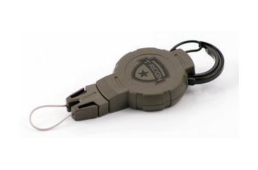 Image of T-Reign Medium Retractable Gear Tether Hunting Series, 6oz w/ 36in Kevlar Cord, Carabiner, Camo, Medium 0TR0-215