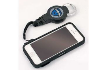 Image of T-Reign ProLink iPhone 4/4S Smartphone Case and Retractable Gear Tether w/ Carabiner, Black, Medium 0TBP-0062