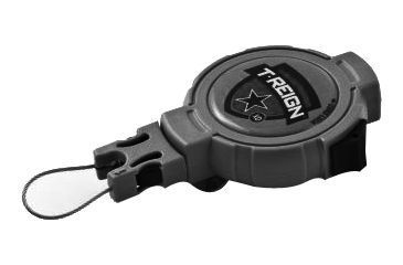 Image of T-Reign Retractable Gear Tether Outdoor Series, Xtra Duty 14oz w/ 36in Kevlar Cord, Clip, Black, Large 0TRG-442
