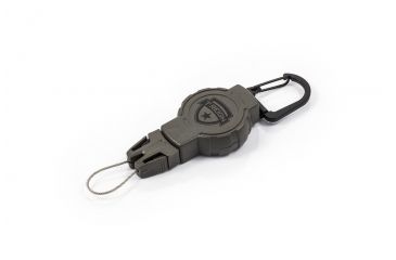 Image of T-Reign Small Retractable Gear Tether Hunting Series, 4oz w/ 24in Kevlar Cord, Carabiner, Camo, Small 0TRG-211