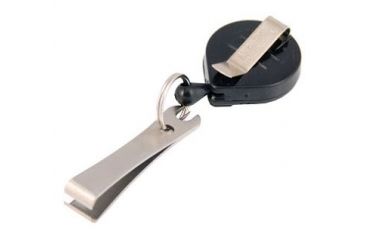 Image of Boomerang Tool Zinger &amp; Nippers Belt Clip, Black, Small 0TBP-0131