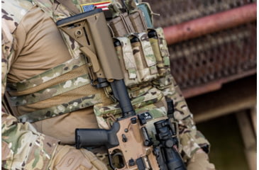 Image of T10 Complete Modular OperatorS System - Bravo Sling Black, Swinger Stock Coyote Brown, Mil-Spec, CMOS-BSL-BLK-SWST-COY