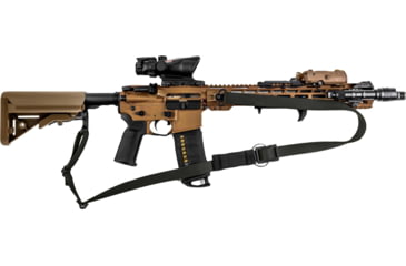 Image of T10 Complete Modular OperatorS System - Bravo Sling Black, Swinger Stock Coyote Brown, Mil-Spec, CMOS-BSL-BLK-SWST-COY