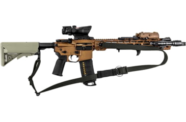 Image of T10 Complete Modular OperatorS System - Bravo Sling Black, Swinger Stock Foliage Green, Mil-Spec, CMOS-BSL-BLK-SWST-FOL