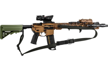 Image of T10 Complete Modular OperatorS System - Bravo Sling Black, Swinger Stock Olive Drab, Mil-Spec, CMOS-BSL-BLK-SWST-ODG