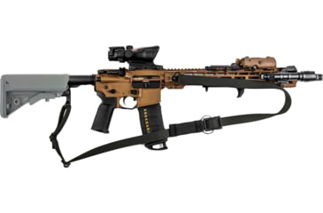 Image of T10 Complete Modular OperatorS System - Bravo Sling Black, Swinger Stock Wolf Grey, Mil-Spec, CMOS-BSL-BLK-SWST-WFG