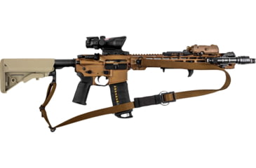 Image of T10 Complete Modular OperatorS System - Bravo Sling Coyote Brown, Swinger Stock Flat Dark Earth, Mil-Spec, CMOS-BSL-COY-SWST-FDE