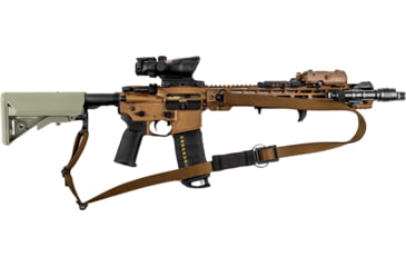 Image of T10 Complete Modular OperatorS System - Bravo Sling Coyote Brown, Swinger Stock Foliage Green, Mil-Spec, CMOS-BSL-COY-SWST-FOL