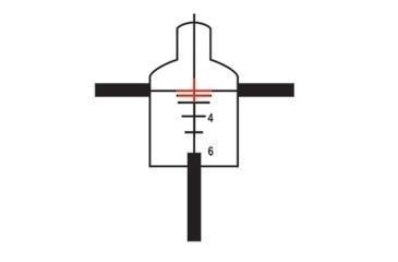 Image of Dual Illuminated Red Crosshair .223 Ballistic Reticle