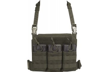 Image of Tactical Assault Gear GO Time Triple 7.62 Mag Chest Rig Ranger Green 814510