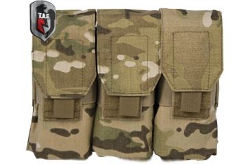 Image of Tactical Assault Gear MOLLE M16 Mag 6 Pouch, Multicam 812028