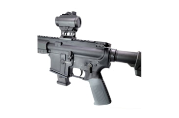 Image of TAC Flag Pattern Over-Molded AR Pistol Grip, Straight Top, Gray, CS03F1-GY