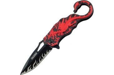 Image of Tac Force 4.5in.Bk Folderdrop Knives TF814RD