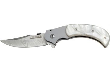Image of Tac Force 4.5in. White Pearl, SS A/O blade TF731WP
