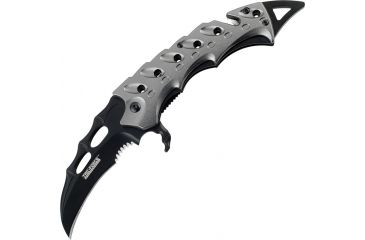 Image of Tac Force 5.5in.Karambit Rescue Knives, PS Blade, Silver Handle TF813GY
