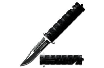 Image of TAC Force Closed Dagger Round Handle Knife, Black TF 710BK