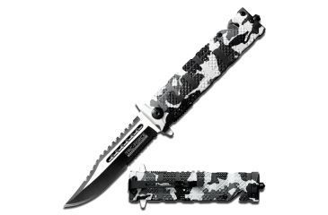 Image of TAC Force Closed Dagger Round Handle Knife, Camo TF 710DW