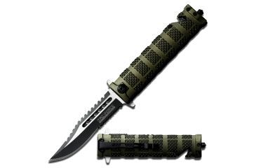 Image of TAC Force Closed Dagger Round Handle Knife, Green TF 710GN