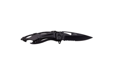 Image of TAC Force Drop Point Spring Assisted Knife w/Pocket Clip, 3.25 in, 3Cr13 Stainless Steel Stainless Steel, Black, TF-705BKPL