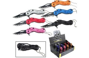 Image of TAC Force Folding Blade, 2.5in, Stainless Steel Blade, Aluminum Motorcycle Design Handle TF-824MX