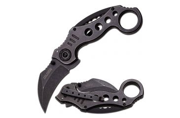 Image of TAC Force Folding Blade, 2.5in, Stainless Steel Blade, Stonewashed Stainless Steel Handle TF-578SW