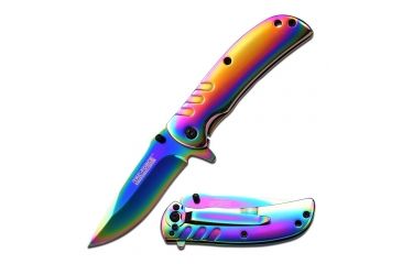 Image of TAC Force Folding Blade, 2.75in, Stainless Steel Blade, Handle TF-847RB