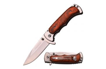 Image of TAC Force Folding Blade, 3.1in, Stainless Steel Blade, Pakka Wood Handle TF-934WD
