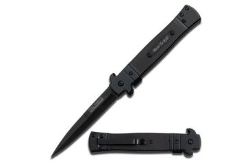 Image of TAC Force Folding Blade, 3.5in, Stainless Steel Blade, Black Aluminum Handle TF-726BK