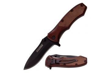 Image of TAC Force Folding Blade, 3.5in, Stainless Steel Blade, Brazil Pakkawood Handle TF-800BWD