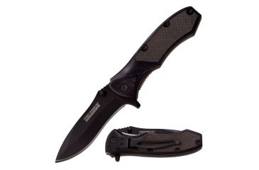 Image of TAC Force Folding Blade, 3.5in, Stainless Steel Blade, Multilayers Black Handle TF-800BKW