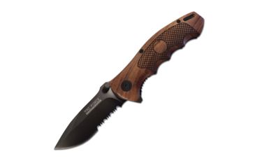 Image of TAC Force Folding Blade, 3.5in, Stainless Steel Blade, Pakkawood Handle TF-878