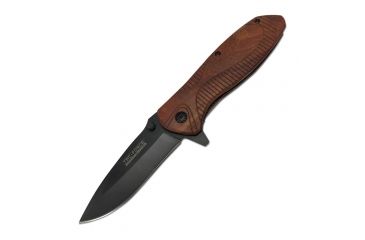 Image of TAC Force Folding Blade, 3.5in, Stainless Steel Blade, Pakkawood Handle TF-881