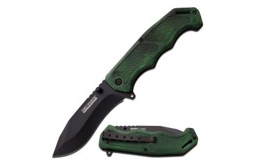 Image of TAC Force Folding Blade, 3.75in, Stainless Steel Blade, Green Wood Handle TF-893GN