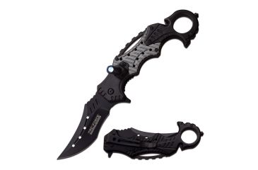 Image of TAC Force Folding Blade, 3in, Stainless Steel Blade, Aluminum Handle TF-927GY