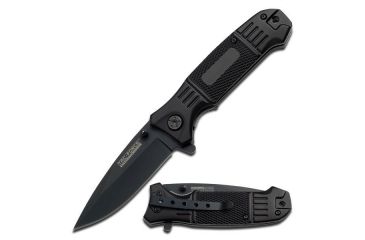 Image of TAC Force Folding Blade, 4.5in, Stainless Steel Blade, Black Aluminum Handle TF-778C