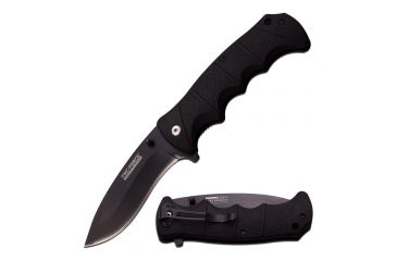 Image of TAC Force Folding Blade, 4in, Stainless Steel Blade, Rubberized Black Abs Handle TF-924BP
