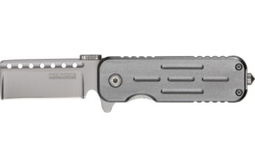 Image of Tac Force Speed Lock Fold Knife 3.5in, 440 SS A/O razor blade, Matte gray Alum. handle TF748GYR