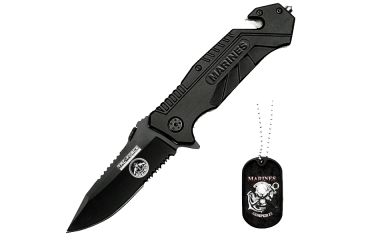 Image of TAC Force Spring Assisted Pocket Knife, Black TF 501MR