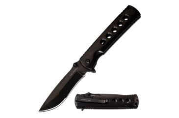 Image of TAC Force TF-973BK 3CR13 Steel Blade Stainless Steel Handle Folding Knife TF-973BK