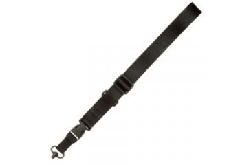 Image of Tac Shield CQB Single Point Sling, QD Push Button Swivel, Black, T6006BK