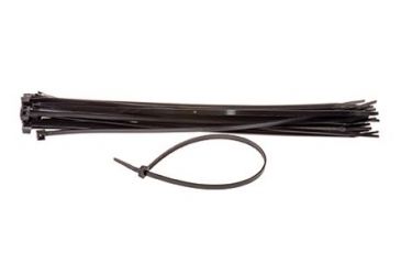 Image of Tac Shield Zip Cable Ties, 11in., 25 pack, Black 03992