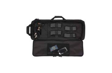Image of Tac-Six 34in Lockable Cohort Vertical Tactical Gun Case, Backpack Straps &amp; Conceal Carry Pocket, Black, 10824