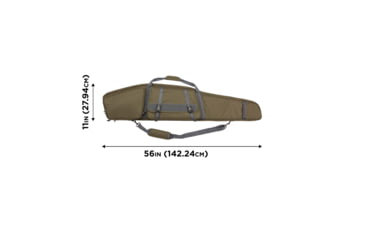 Image of Tac-Six Pride6 Garrison Rifle Case, Od Green, 55in, 10954