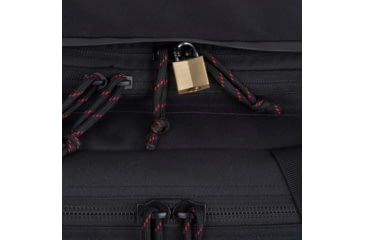 Image of Tac-Six Tac-Six Polyester Ghost Vertical Tactical Gun Case w/Backpack Straps and Pocket, Lockable, Zipper, 34in Long, Stitched Webbing Handle, Padded Lining, Black, 10831