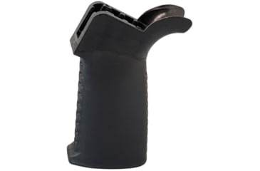 Image of TAC Smooth Pattern Over-Molded AR Pistol Grip, Flared Top, Black, CS04S1-BK